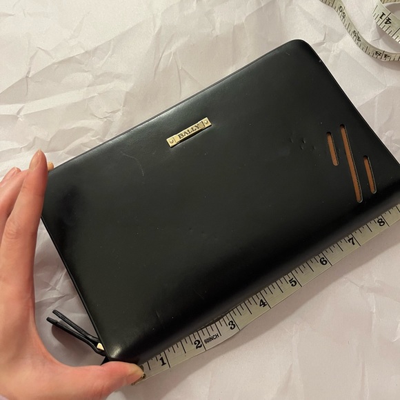 Clutch Bag Black Orange Brand New Daily Simple Basic Handbag Ladies Unisex - Picture 7 of 8